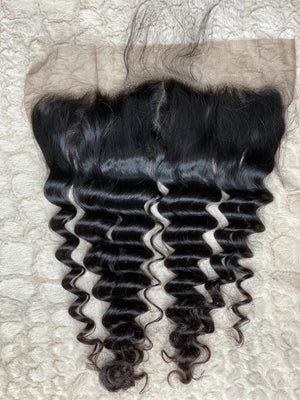 13x4 Lace Frontal #1B Exotic Wave