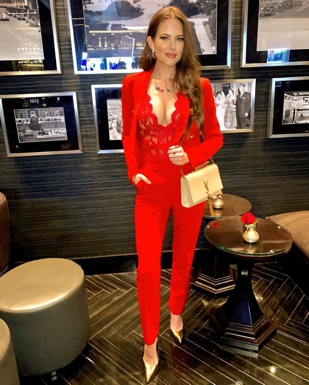 (“QUEEN MACHHLI” (RED) BLAZER